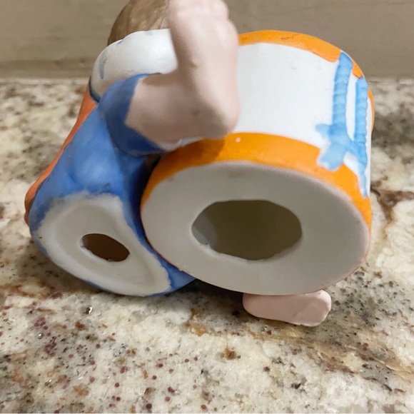 Drummer Boy Porcelain Vintage Christmas Tree Ornament - Picture 6 of 8